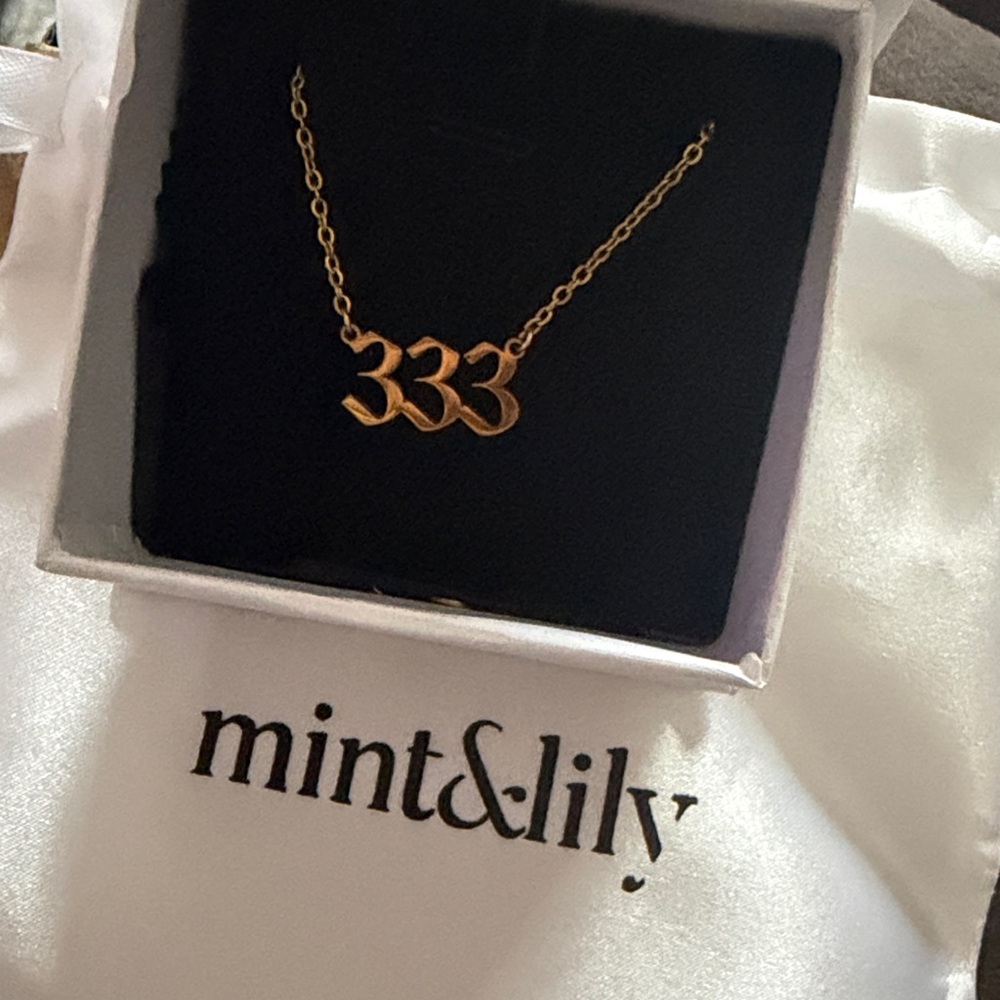 Gold 333 Necklace